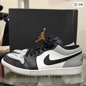 Nike Air Jordan Low - Black, White, and Gray